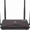 D-Link DIR-825M AC1200 Wi-Fi Router front view Side angle of DIR-825M showing external antennas D-Link dual-band router with Ethernet ports visible DIR-825M connected in a home network setup DIR-825M router streaming HD content on smart TV D-Link router showing Wi-Fi LED indicators and sleek black design