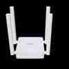 Front view of D-Link DIR-812M AC1200 Wi-Fi Router D-Link DIR-812M showing dual antennas Wi-Fi 5 router with dual band capability DIR-812M placed on a home desk setup Ethernet ports close-up on DIR-812M D-Link wireless router for home or office use