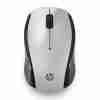 HP Wireless Mouse 200 Pike Silver front view Side profile of HP 2HU84AA mouse Nano USB receiver for HP wireless mouse Mouse in use with a laptop HP 2HU84AA packaging box Ergonomic grip of HP Wireless Mouse