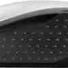 HP Wireless Mouse 200 Pike Silver front view Side profile of HP 2HU84AA mouse Nano USB receiver for HP wireless mouse Mouse in use with a laptop HP 2HU84AA packaging box Ergonomic grip of HP Wireless Mouse