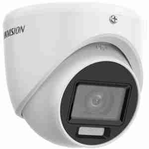 Alternative view of Hikvision - 2 MP Smart Hybrid Light with ColorVu Fixed Turret Camera-DS-2CE72DF0T-LFS(3.6MM)