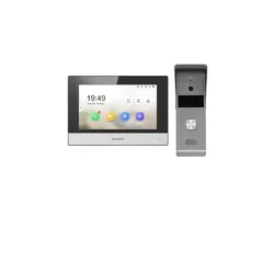 Alternative view of Hikvision- HiLook Set of door station (intercom) with RFID chip reader and 7" apartment monitor VI-K43P(O-STD)
