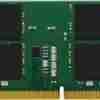 Kingston DDR5 32GB RAM module close-up KVR56S46BD8-32 memory label detail Side profile of Kingston SODIMM RAM Kingston DDR5 module in retail packaging Installed view of 32GB Kingston RAM in a laptop Angled top-down shot of Kingston DDR5 5600 RAM