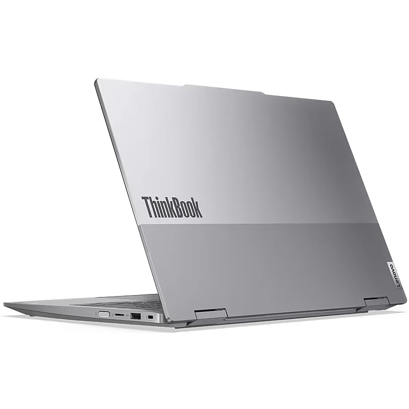 Lenovo ThinkBook 14 G7 Ultra 5 Front View ThinkBook 14 G7 Arctic Grey Design ThinkBook G7 IML Keyboard with Fingerprint Reader Lenovo ThinkBook Side View with Thunderbolt Port ThinkBook 14 G7 Display and Webcam Close-up ThinkBook 14 G7 Back Panel and SD Slot