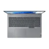 Lenovo ThinkBook 16 G7 IML Front View Lenovo ThinkBook 16 Arctic Grey Build ThinkBook 16 G7 IML Keyboard and Numeric Keypad ThinkBook 16 G7 Side Profile with Ports Lenovo 16-inch WUXGA Display Close-up ThinkBook G7 with Fingerprint Reader and Webcam Privacy Shutter