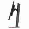 Front view of Lenovo ThinkVision P24h-30 23.8" QHD Monitor in Raven Black finish Side profile showcasing the slim design and ergonomic stand of the Lenovo P24h-30 Monitor Rear view displaying USB-C, HDMI, DisplayPort, and Ethernet ports on the Lenovo P24h-30 Lenovo P24h-30 Monitor on a professional desk setup with vibrant QHD display Close-up of the monitor's adjustable stand mechanisms Packaging contents including Lenovo P24h-30 monitor, cables, and calibration report