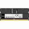 Lexar DDR5 16GB RAM front label view Lexar DDR5 module side profile Close-up of Lexar SODIMM contact edge Lexar 16GB RAM in packaging Lexar RAM installed in laptop slot Angled view of Lexar DDR5 5600 module