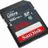 SanDisk Ultra SDXC 256GB Card Front View SanDisk 256GB Memory Card in Packaging High-Speed 100MB/s SanDisk SD Card SanDisk Ultra in DSLR Camera Waterproof Shockproof SDXC Card Class 10 UHS-I SanDisk SD Card