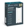 TP-Link EAP650-Outdoor front view with antennas Back view showing dual Ethernet ports EAP650-Outdoor mounted on a pole outdoors Diagram of Omada SDN cloud management interface Waterproof IP67 rating badge on AP casing Campus mesh WiFi coverage using EAP650 series