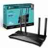 TP-Link AX3000 TL-ARCHER AX53 front view Dual-band Wi-Fi 6 router AX53 back ports TP-Link AX53 router with antennas extended Gigabit ports on TP-Link Archer AX53 router TP-Link AX53 Wi-Fi 6 router unboxed TP-Link HomeShield security on AX53 interface