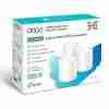 TP-Link Deco X50 AX3000 WiFi Mesh 3-Pack Deco X50 sleek white cylindrical design Mesh Wi-Fi system deployed in home office TP-Link Deco App with device management WiFi 6 speed and range diagram Deco X50 Ethernet ports close-up