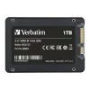 Verbatim Vi550 S3 SSD 1TB front view VERBATIM 1TB internal SSD packaging Vi550 SATA SSD installed in laptop Verbatim SSD 2.5-inch SATA view Black Verbatim Vi550 SSD 1TB Verbatim SATA SSD with 1TB capacity