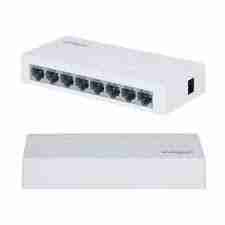 Hikvision - 8-Port Fast Ethernet Plastic Switch - DS-3E0108D-O