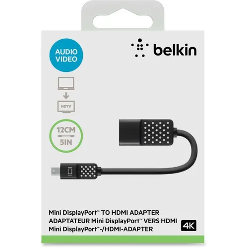BELKIN MINI DISPLAY PORT TO HDMI ADAPTER, 4K-F2CD079BT - Image 3