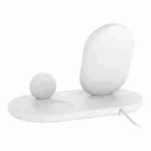 Alternative view of BELKIN BOOST CHARGE 3-IN-1 WIRELESS CHARGER FOR APPLE PRODUCTS WHITE
