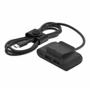 Alternative view of BELKIN 4-PORT USB POWER EXTENDER, 2M BLK-BUZ001bt2MBKB7