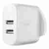 BELKIN BOOST CHARGE™ DUAL USB-A WALL CHARGER 24W, WHITE-WCB002MYWH - Image 2
