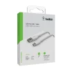 BELKIN CABLE BOOST CHARGE USB-A to USB-C BRAIDED 1m - WHITE CAB002BT1MWH - Image 3