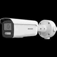 4MP Hikvision AcuSense Bullet Camera DS-2CD3T46G2-ISU/SL with Strobe Light Smart CCTV with Audio and Siren Outdoor Bullet Camera with Alarm IR Night Vision AcuSense Camera Hikvision IP67 Bullet Surveillance