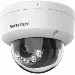 Hikvision DS-2CD3141G2E-LIU Dome Camera 4MP Dual Light Mini Dome Camera Motion Detection 2.0 Security Camera Hikvision Compact Dome CCTV White Light + IR Dome Camera Built-in Mic 4MP IP Camera