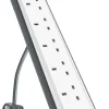 BELKIN 6-OUTLET SURGE PROTECTION STRIP WITH 2M POWER CORD-BSV603AF2M - Image 3