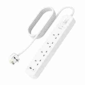 BELKIN SURGE 4OT 525J, 18W, USB A + C-SRB001ar2M