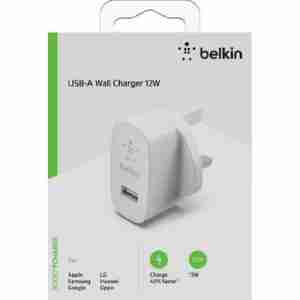 Alternative view of BELKIN BOOST CHARGE™ USB-A WALL CHARGER (12W) WCA002MYWH