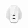 BELKIN BOOSTCHARGE PRO DUAL USB-C 30W WALL CHARGER WCB010myWH - Image 2