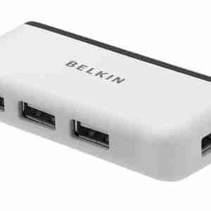 BELKIN USB HUB, USB-A PLUG, 2.0, USB PORTS 4, USB-A SOCKET-F4U021BT