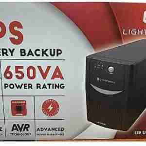 Alternative view of Lightwave LW 650VA 3 PIN UPS - LW UPS650