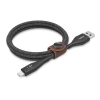 Belkin Cable duratek plus lightning to usb A with strap 1m - Black F8J236BT04