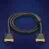 UGREEN VG101 VGA 1.5m cable front view VGA male connectors with gold plating Ferrite core shielding on UGREEN VGA cable VG101 connected to monitor and laptop UGREEN VGA cable in retail packaging 1.5-meter VGA cable used in conference setup