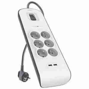 Belkin SURGE 6OT 650J, 18W, USB A + C-SRB002ar2M