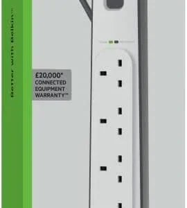 Alternative view of BELKIN 4-OUTLET SURGE PROTECTION STRIP WITH 2M POWER CORD-BSV400AF2M