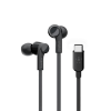 Belkin usb C in-ear headphones(Black)-G3H0002btBLK