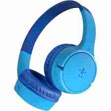 Belkin soundform Mini on-ear headphones for kids (Blue)-AUD002BTBL