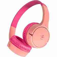 Belkin soundform mini on-ear headphones for kids- pink AUD002BTPK