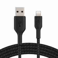 Alternative view of BELKIN CABLE BOOST CHARGE LIGHTNING to USB-A 2m - BLACK CAA001BT2MBK