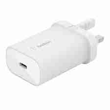 Alternative view of BELKIN WALL CHARGER 25W USB-C PD - WHITE WCA004MYWH