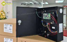 Front view of Hikvision DS-K7M-AW50 Power Box Side angle of Hikvision 50W access control power supply Hikvision DS-K7M-AW50 with power input ports Internal wiring layout of the DS-K7M-AW50 power box Battery backup slot on Hikvision power unit Wall-mounted installation of DS-K7M-AW50 in security system