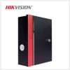 Front view of Hikvision DS-K7M-AW50 Power Box Side angle of Hikvision 50W access control power supply Hikvision DS-K7M-AW50 with power input ports Internal wiring layout of the DS-K7M-AW50 power box Battery backup slot on Hikvision power unit Wall-mounted installation of DS-K7M-AW50 in security system