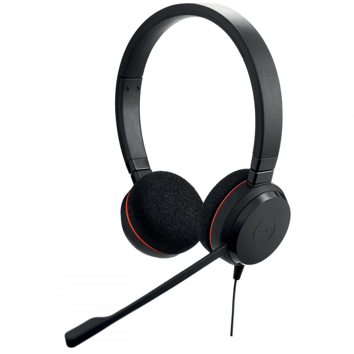 Jabra Evolve 20 MS Stereo USB headset with noise-canceling microphone and inline controls