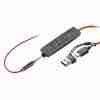 Poly Blackwire 3225 over-the-head stereo headset for calls and media, includes USB-C and 3.5 mm plug