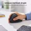 UGREEN Multi-Mode Vertical Mouse Black - MU008 - Image 2