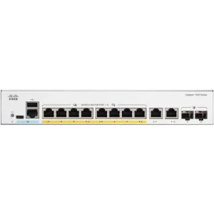 Cisco C1300-8P-E-2G Switch front panel