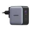 UGREEN 65W 3-Port GaN Fast Charger with Interchangeable UK/US/EU Plugs - CD296 - Image 2