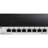 “D-Link DGS-1100-08PV2 8-port Gigabit PoE smart switch front view” “Back view of D-Link DGS-1100-08PV2 showing 8 PoE+ ports” “Compact fanless D-Link DGS-1100-08PV2 desktop switch” “D-Link DGS-1100-08PV2 powering IP cameras via PoE+” “Web UI VLAN configuration on D-Link DGS-1100-08PV2” “D-Link DGS-1100-08PV2 PoE+ switch in small office setup”