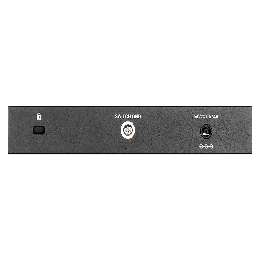 “D-Link DGS-1100-08PV2 8-port Gigabit PoE smart switch front view” “Back view of D-Link DGS-1100-08PV2 showing 8 PoE+ ports” “Compact fanless D-Link DGS-1100-08PV2 desktop switch” “D-Link DGS-1100-08PV2 powering IP cameras via PoE+” “Web UI VLAN configuration on D-Link DGS-1100-08PV2” “D-Link DGS-1100-08PV2 PoE+ switch in small office setup”