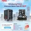 Fanvil SC-BC01 intercom demo case setup Fanvil SC-BC01 portable SIP demo kit Fanvil intercom broadcast demo case interior Fanvil SC-BC01 training and showcase equipment Fanvil demo case with intercom and speaker devices Fanvil SC-BC01 access control demonstration system