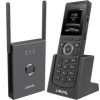 Fanvil W710P DECT phone system base and handset Fanvil W710P wireless IP phone setup Fanvil W710D base station with W610D handset Fanvil W710P cordless VoIP phone display Fanvil W710P business DECT communication system Fanvil W710P wireless office phone solution